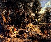 Peter Paul Rubens Wild-Boar Hunt USA oil painting artist